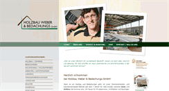 Desktop Screenshot of holzbau-weber.com